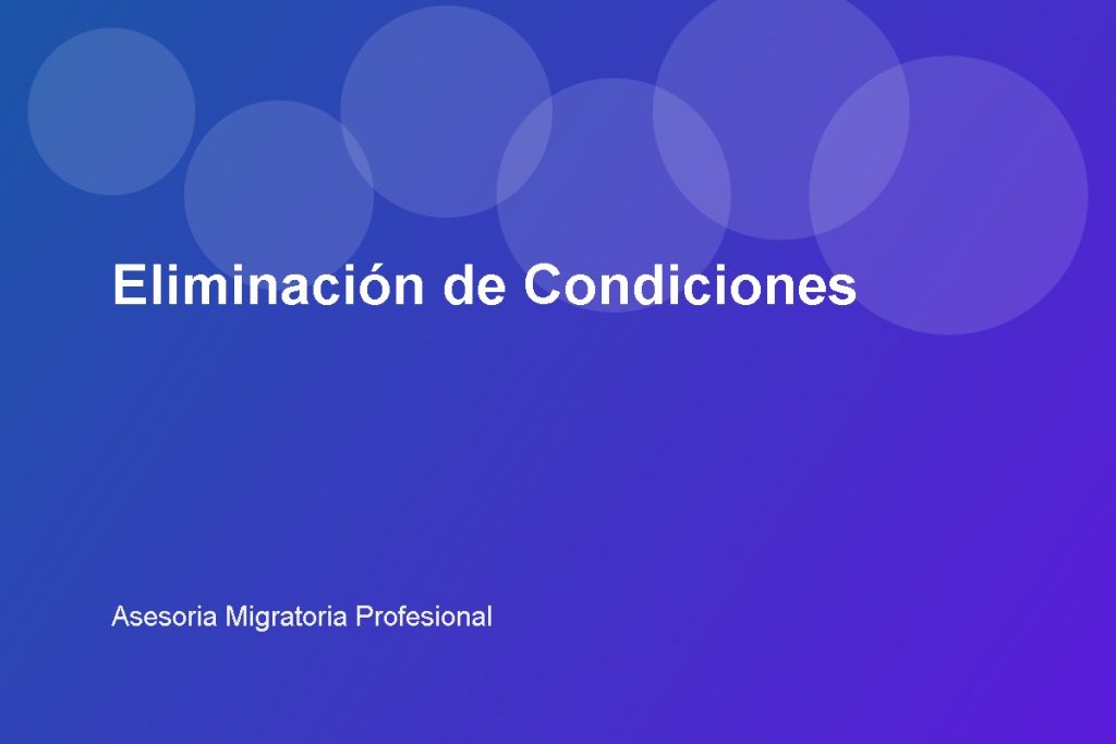 Eliminación de Condiciones