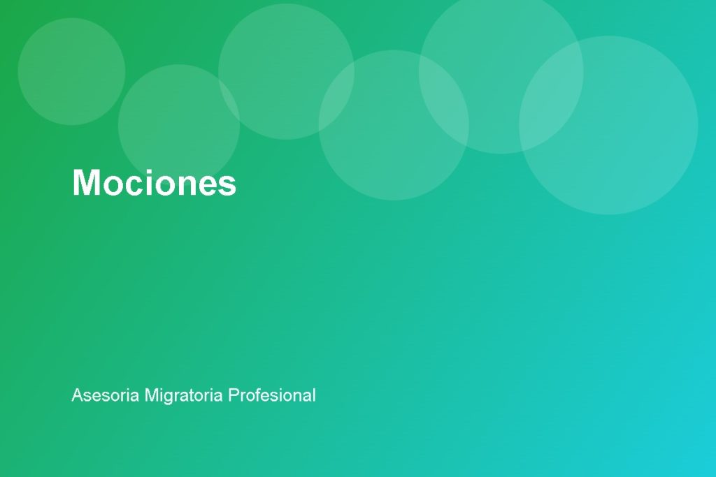 Mociones