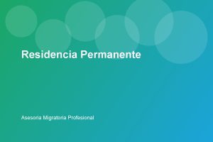 Residencia Permanente