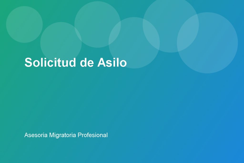 Solicitud de Asilo